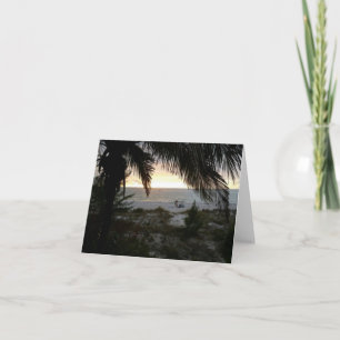 Carte Jour ensoleillé à Sunset Beach sur l'île au trésor