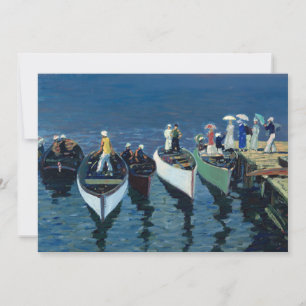 Carte Jour férié sur l'Hudson   George Luks
