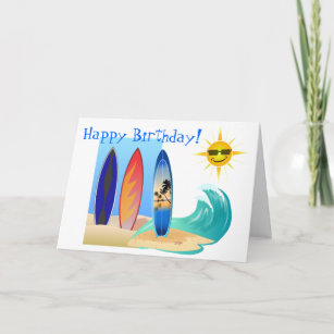 Cartes Planche Surf D Anniversaire Zazzle Fr Cartes Planche Surf D Anniversaire Zazzle Fr