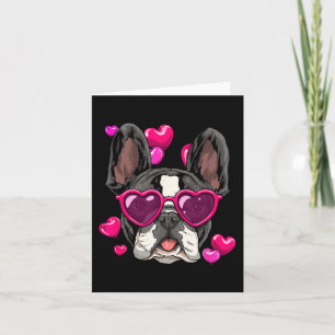 Carte Jour French Bulldog Heart Couples Love Day Chien