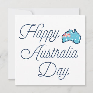 Carte Jour heureux de l'Australie de nouveauté de //de