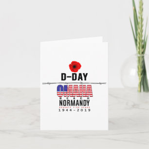 Carte Jour J Anniversaire de la plage d'Omaha