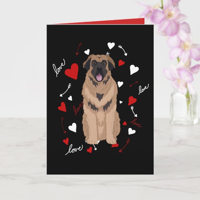 Carte Jour Leonberger Valentines (Orchidée)