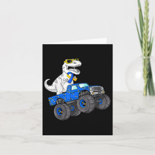 Carte Jour mondial du syndrome de Down Garçons en camion