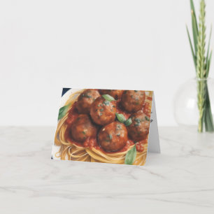 Carte Jour national des spaghetti B - 4 janvier - Aquare