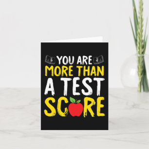 Carte Jour où vous êtes plus qu'un test d'état de score