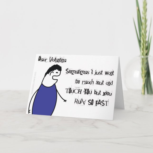 Carte Jour Peel Quirky Valentines Twisted (Devant)