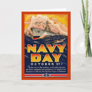 Carte Jour vintage de marine
