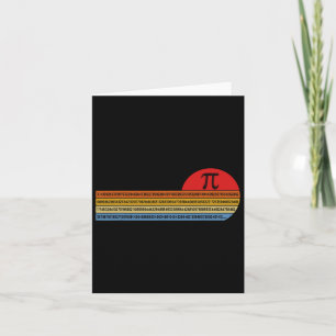 Carte Jour vintage Pi 3.14 - Drôle Enseignant en Maths G