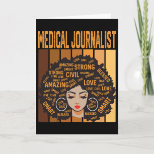 Carte Journaliste médical Mois de l'histoire des Noirs p