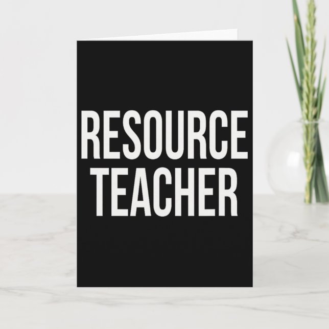 Carte Journée d'appréciation des professeurs ressource p (Devant)