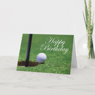 Carte Journée de golf