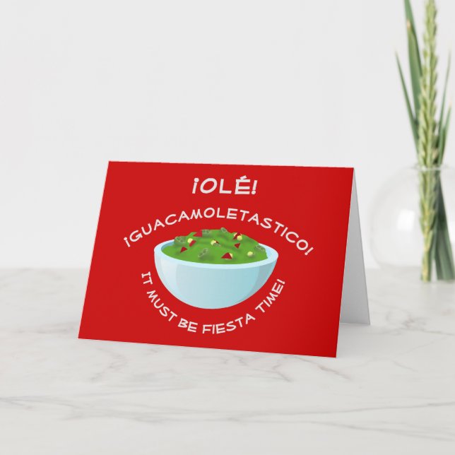 Carte Journée de Guacamole (Devant)