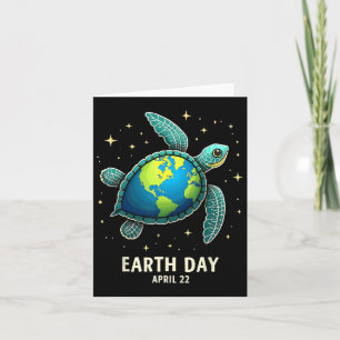 Carte Journée de la Terre 2025 Restaurer la Terre Tortue