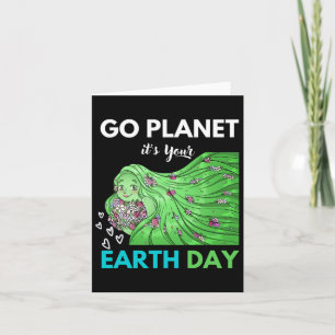 Carte Journée de la Terre Vas-y Planète C'est ta journée