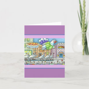 CARTE JOURNÉE DE MERCI PARADE TURQUIE HÉLIUM BALLONS BLO