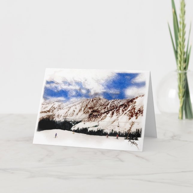 Carte Journée de ski du Bassin d'Arapahoe (Devant)