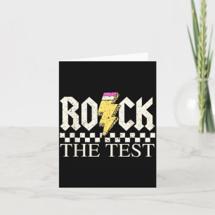 Carte Journee de test de l'État Staar Rock The Test ABCD