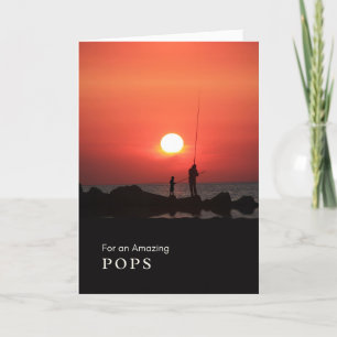 Carte Journée des grands-parents pour la pêche aux pops 