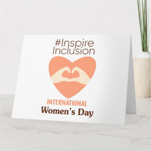 Carte Journée internationale de la femme 2024 Inspirer l