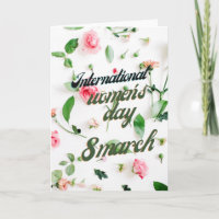 Journée internationale de la femme 8 mars