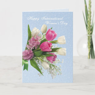 Carte Journée internationale de la femme - fleurs de pri