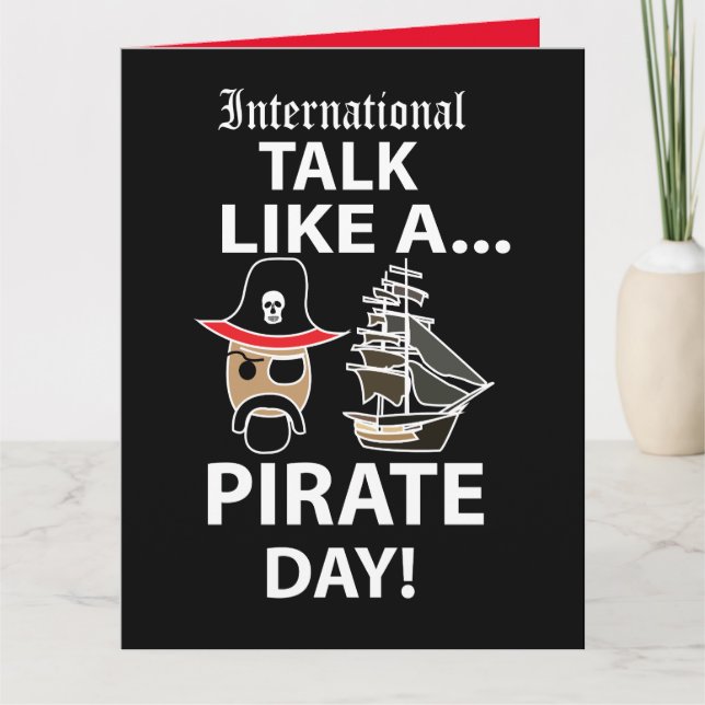 Carte Journée internationale de parler comme un pirate (Devant)