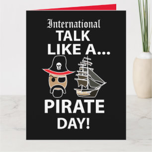 Carte Journée internationale de parler comme un pirate