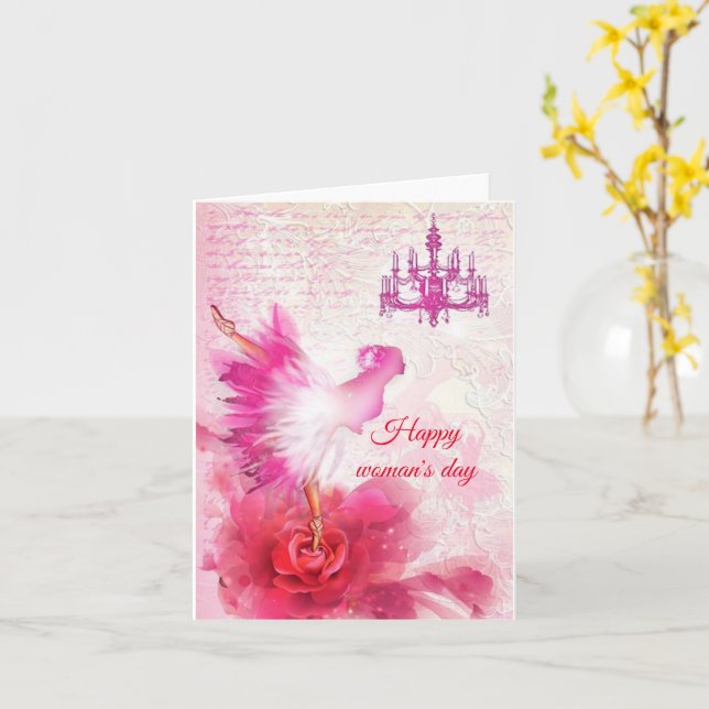 Carte Journée internationale des femmes (Fleur jaune)