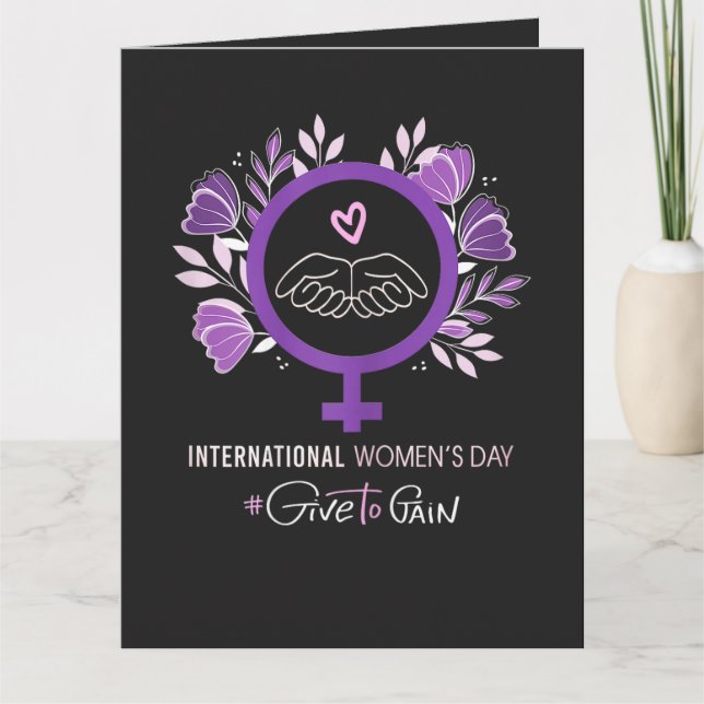 Carte Journée internationale des femmes 2026 8 mars (Devant)