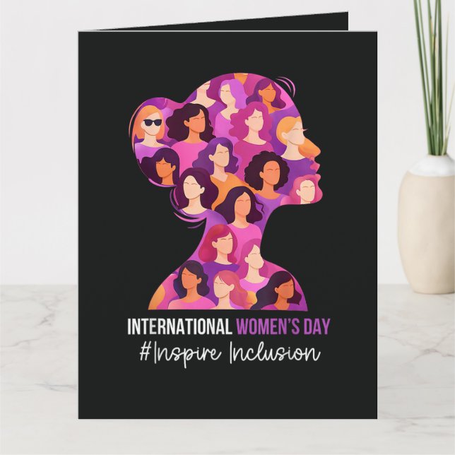 Carte Journée internationale des femmes 8 mars (Devant)