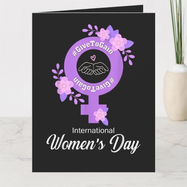 Carte Journée internationale des femmes 8 mars (Devant)
