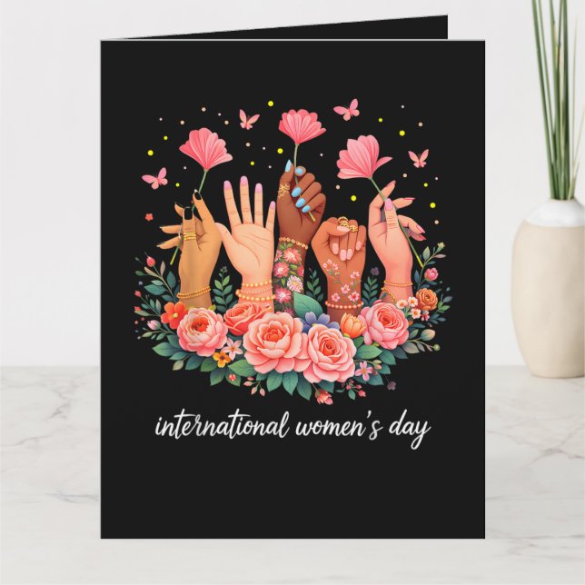 Carte Journée internationale des femmes 8 mars 2026 (Devant)