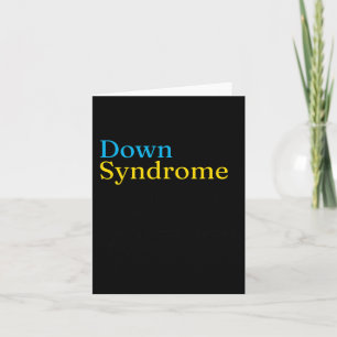 Carte Journée Mondiale Contre Le Syndrome Pour Lutter Co
