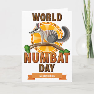 Carte Journée mondiale du Numbat