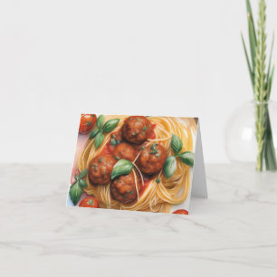 Carte Journée nationale des spaghetti A - 4 janvier - Aq