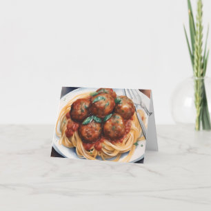 Carte Journée nationale des spaghetti C - 4 janvier - Aq