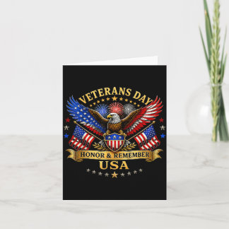 Carte Journée patriotique des vétérans 2026 Jour du souv