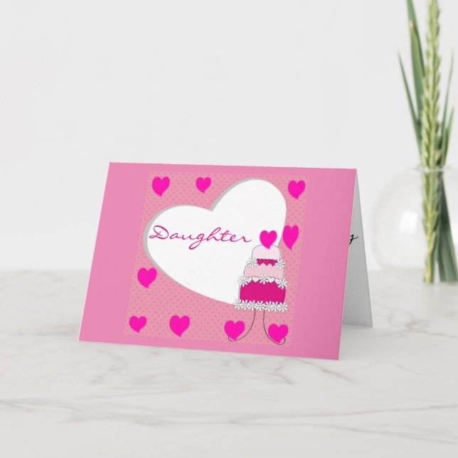 CARTE JOURNÉE SPÉCIALE **FILLE SPÉCIALE** JOLIE ANNIVERS (Devant)