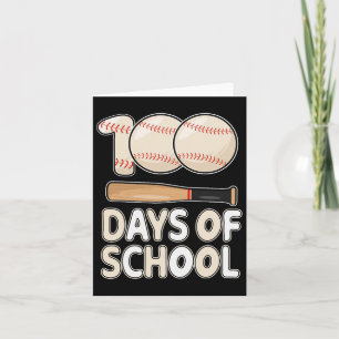 Carte Jours De Baseball Scolaire Pour Enfants Étudiants