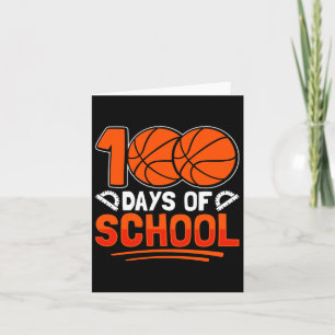 Carte Jours De Basketball Scolaire Pour Les Étudiants En