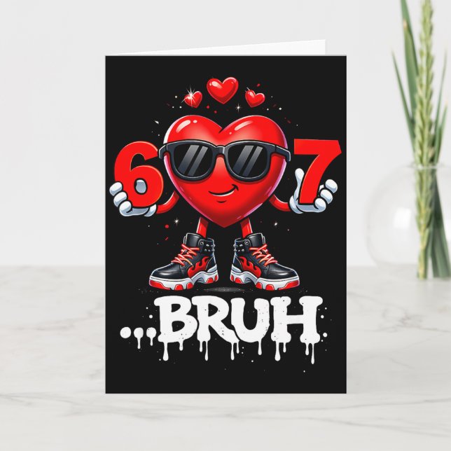 Carte Jours de la Saint-Valentin amusants 67 Glace Meme  (Devant)