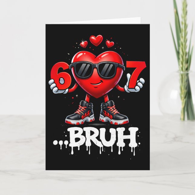 Carte Jours de Saint-Valentin drôles 67 Glace Meme Six S (Devant)