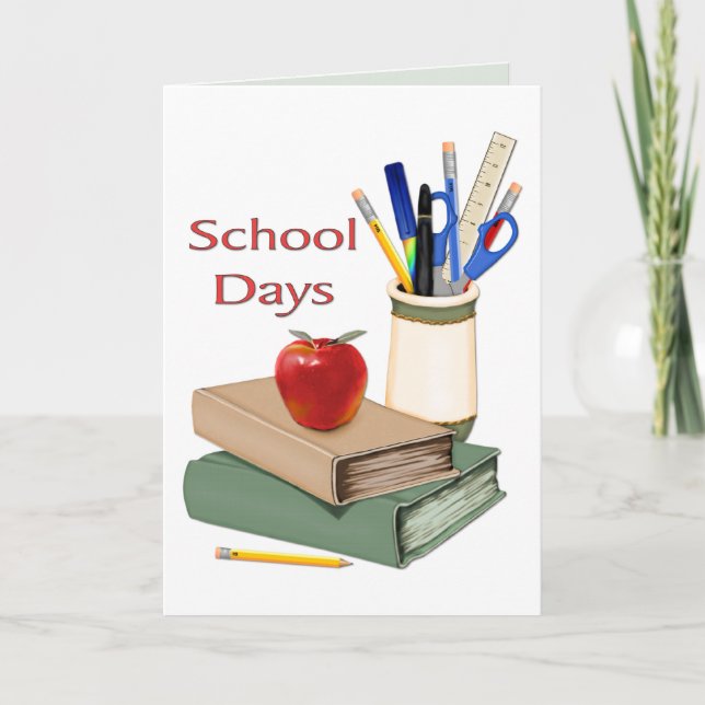 Carte Jours d'école encore vie (Devant)