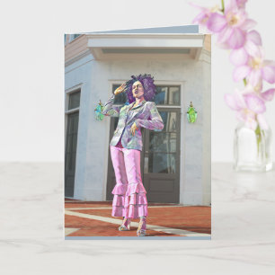 Carte Jovely Day African/African American Blank Greg