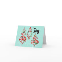 Joy Vintage-Style Holiday Card