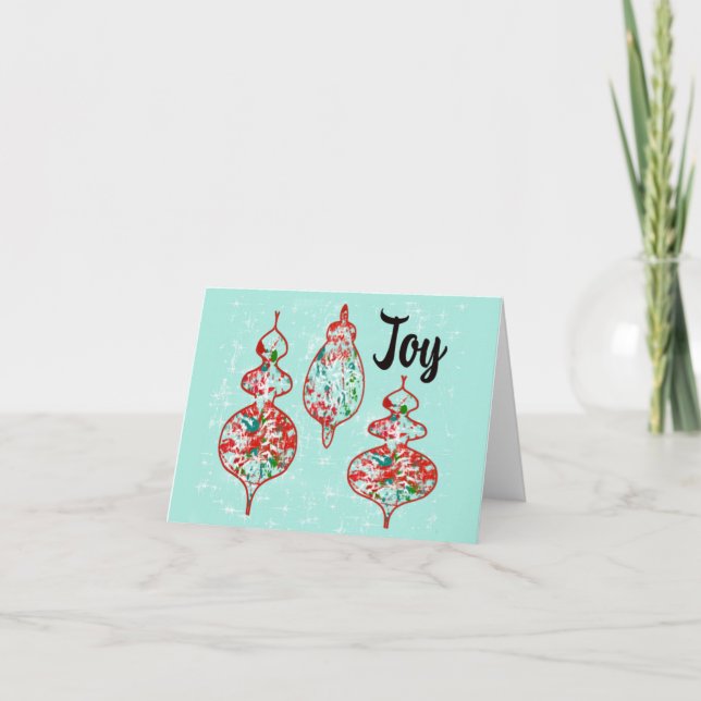 Carte Joy Vintage-Style Holiday Card (Devant)