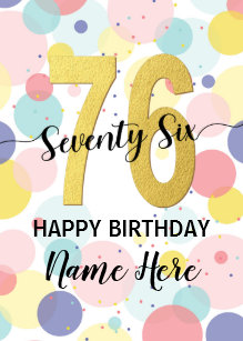 Cartes De 76 Ans D Anniversaire Zazzle Fr