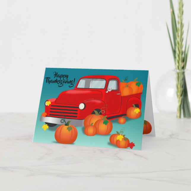 Carte Joyeuse Action de grâce (Devant)