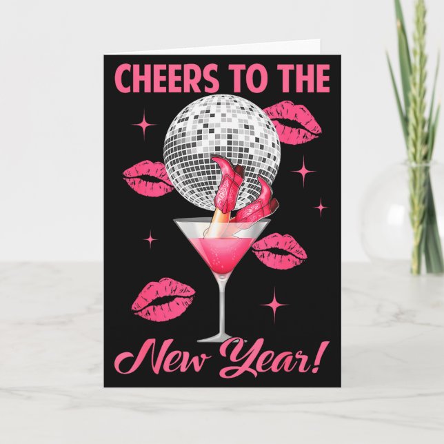 Carte Joyeuse année 2026 Champagne Bonne Année (Devant)